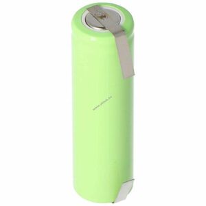 Helyettesítő akku Flat Top AA Mignon ceruza 1, 2V 900mAh U-alakú forrfüllel NiMH kép
