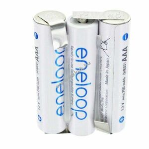 Panasonic eneloop AAA (mikro) akku 3, 6V 750-800mAh 1db/csomag NiMH kép
