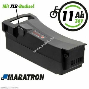 Maratron E-bike akku 37V 10, 4Ah nyeregcső XLR fekete kép
