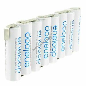 Panasonic eneloop AA Mignon ceruza akku 9, 6V 2000mAh 1db/csomag F1x8 8/BK-3MCCE forrfül NiMH kép
