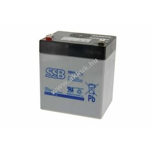 SSB SBH190-12 12V 5, 0Ah akku AGM/ólom-zselés kép