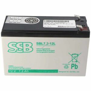 SSB SBL SBL7.2-12L 12V 7, 2Ah AGM ólom-zselés kép