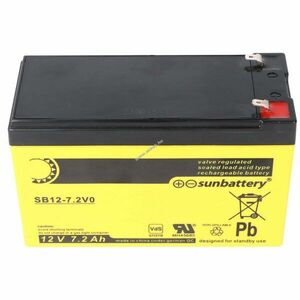 Sun Battery AGM ólom akku 12V 7, 2Ah kép