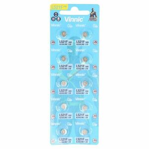 VINNIC AG0 G0 L521 384 gombelem 1, 5V 42mAh 10db/csomag Alkaline kép