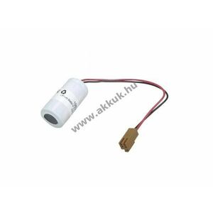 Helyettesítő elem Cutler Hammer GE memória elem 3V 1200mAh 2/3A kábel csatlakozó PLC (SPS) Lithium kép