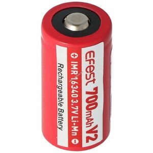 Efest IMR 16340 700mAh 3, 7V LiMn (IMR) Akku emelt pozitív pólussal kép