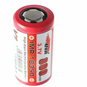 Efest IMR 18350 V1 800mAh 3, 7V lapos plusz pólus védtelen 34, 85x18, 3mm Li-Ion kép