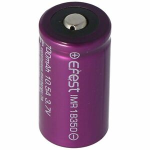 Efest Purple IMR18350 3, 7V 700mAh emelt plusz pólus akku IMR kép