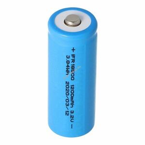 EIZfan IFR18500 3, 2V 1200mAh napelemes Button Top LiFePO4 kép