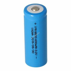 EIZfan IFR18500 3, 2V 600mAh napelemes akku LiFePO4 kép
