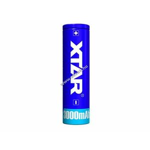 Xtar 18650 akku 3, 6V-3, 7V 3000mAh PCB védett Li-Ion kép