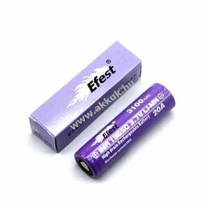 Efest IMR 18650 3, 7V 3100mAh Flat Top védő nélküli Li-Ion kép