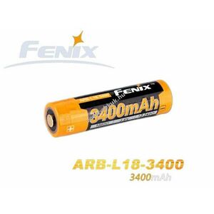 Fenix ARB-L18-3400 akku 3, 7V 3400mAh emelt pluszpol Button Top LiCoAlO2 (ICR) kép