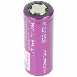 Efest IMR26650 akku 3, 7V 3500mAh védőáramkör nélküli Li-Ion kép
