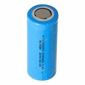 Cottcell IFR26650 3, 2V-3, 3V 3300mAh akku 26, 1x66mm LiFePO4 kép