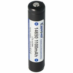 Keeppower 14650 3, 7V 1100mAh PCB védett akku Li-Ion kép