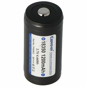 Keeppower 18350 3, 7V 1200mAh 1db/csomag védett akku Li-Ion kép