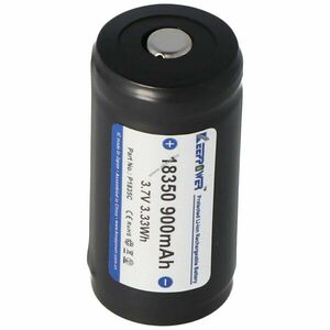 Keeppower 18350 3, 7V 900mAh akku Li-Ion kép