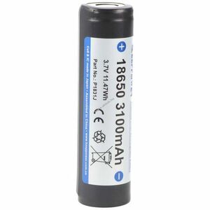 Keeppower 18650 3, 7V 3100mAh védett (PCB) lapos fej Li-Ion kép