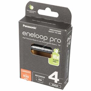 Panasonic eneloop pro AAA (mikro) akku 1.2V 930mAh 4db/csomag NiMH kép