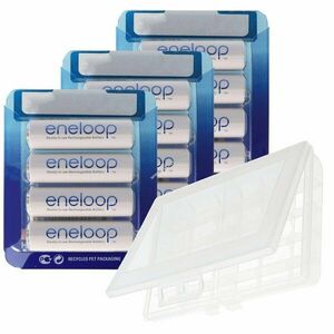 Panasonic eneloop AA Mignon ceruza akku 1.2V 2000mAh 12db/csomag NiMH kép