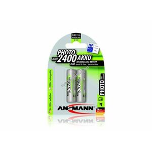 Ansmann Photo Mignon ceruza akku 1, 2V 2400mAh 2db/csomag NiMH kép