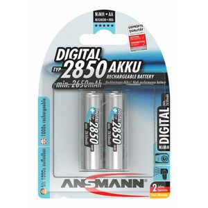 Ansmann Typ 2850 AA Mignon ceruza akku 1, 2V 2650mAh 2db/csomag NiMH kép