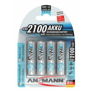 Ansmann maxE AA Mignon ceruza akku 1, 2V 2100mAh 4db/csomag NiMH kép