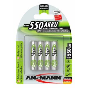 Ansmann Micro akku 1, 2V 550mAh 4db/csomag NiMH kép