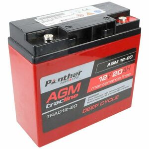 Panther tracline Deep Cycle akku 12V 20Ah AGM ólom-zselés kép