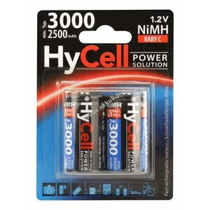 HyCell Typ 3000 C (bébi méret) akku 1, 2V 2500mAh 2db/csomag NiMH kép