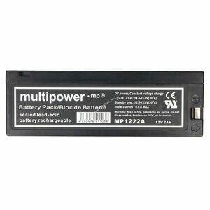 Multipower MP1222A LC-SA122R3BG 12V 2, 2Ah akku AGM ólom-zselés kép