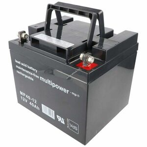 Multipower MP40-12 12V 40Ah akku VdS G117030 M6 csavaros AGM és ólom-zselés kép