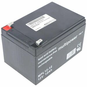 Multipower ML12-12 12V 12Ah akku AGM ólom-zselés kép