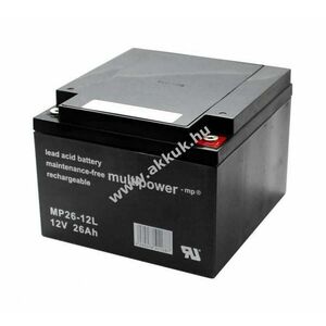 Multipower MPL26-12 12V 26Ah akku AGM ólom-zselés kép