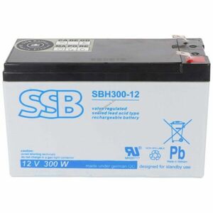 SSB SBH300-12 12V 9Ah akku AGM ólom-zselés kép