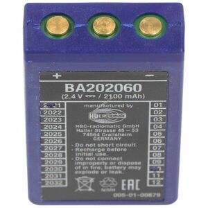 Eredeti HBC Radiomatic BA202060 daru vezérlő távvezérlő akku 2, 4V 2100mAh NiMH kép