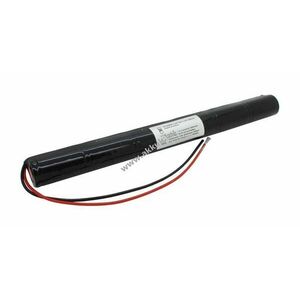 Helyettesítő akku vészvilágítás L1x6 Sub-C 7, 2V 1800mAh 200mm egyoldali kábellel NiCd kép