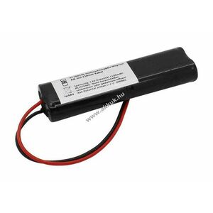 Helyettesítő akku vészvilágítás L2x2 AA Mignon ceruza 4, 8V 1100mAh 150mm kábellel NiMH kép