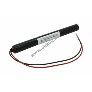 Helyettesítő vészvilágítás akku AA Mignon ceruza 3, 6V 860mAh 200mm kábellel 1db/csomag NiCd kép
