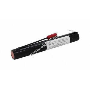 Helyettesítő akku vészvilágítás 2, 4V 3700mAh L1x2 4/3A 4, 8mm Faston 70mm kábel NiMH kép