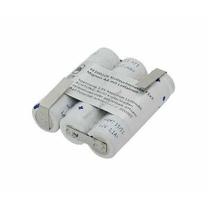 Helyettesítő akku vészvilágítás AA Mignon ceruza 3, 6V 1100mAh forrfülekkel NiMH kép