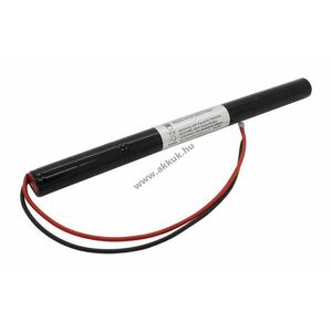 Helyettesítő akku vészvilágítás AA Mignon ceruza 4, 8V 1800mAh 200mm kábel NiMH kép
