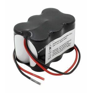 Helyettesítő akku vészvilágítás akku Sub-C F2x3 3, 6V 3600mAh 300mm kábel NiCd kép