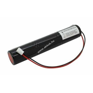 Helyettesítő akku vészvilágítás D (góliát) akku 3, 6V 4400mAh 250mm kábellel NiCd kép