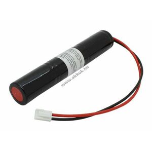 Helyettesítő akku vészvilágításhoz L1x3 Sub-C 3, 6V 3000mAh 200mm kábel B-949/HT NiMH kép
