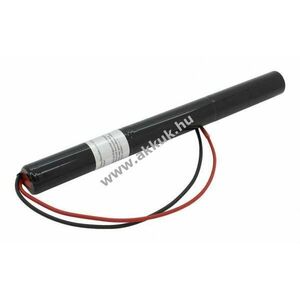 Helyettesítő akku vészvilágításhoz 3, 6V 3600mAh L1x3 4/3A 200mm kábel NiMH kép