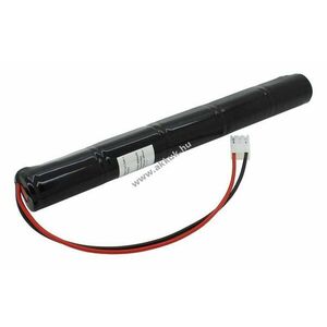Helyettesítő akku vészvilágítás Beghelli 415.021.000 6, 0V 1800mAh Sub-C 200mm csatlakozó NiCd kép