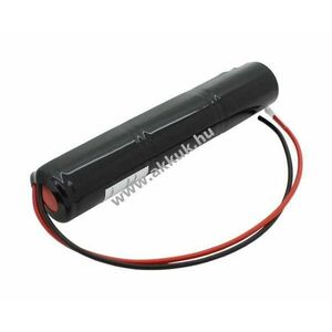 Helyettesítő akku vészvilágítás L1x3 Sub-C 3, 6V 3500mAh 200mm kábel NiMH kép