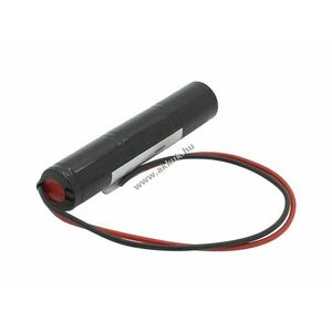 Helyettesítő akku vészvilágítás 3, 6V 1000mAh L1x3 2/3A 200mm kábellel NiMH kép